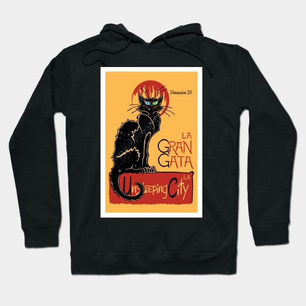 The Unsleeping City - La Gran Gata Hoodie by istill